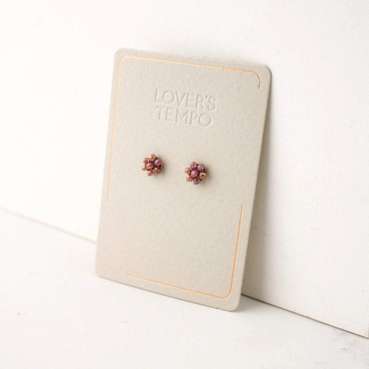 Lover's Tempo Posy Stud Earrings Lilac