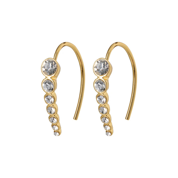 Pilgrim Gold Plated Legacy Crystal Earrings