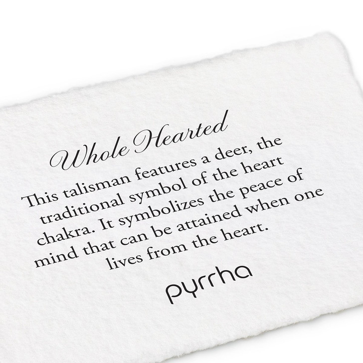 Pyrrha- Whole Hearted Talisman Necklace 18"