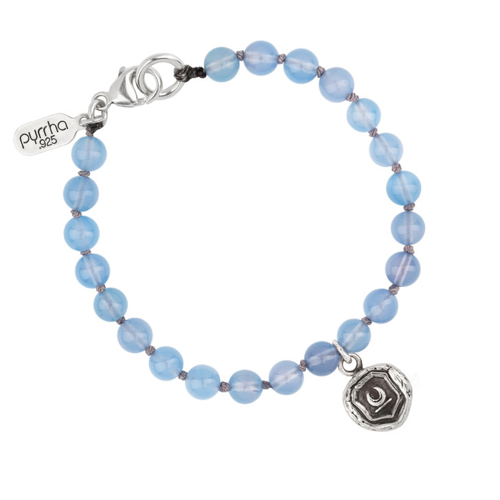 Pyrrha - New Beginnings Chalcedony Beaded Bracelet