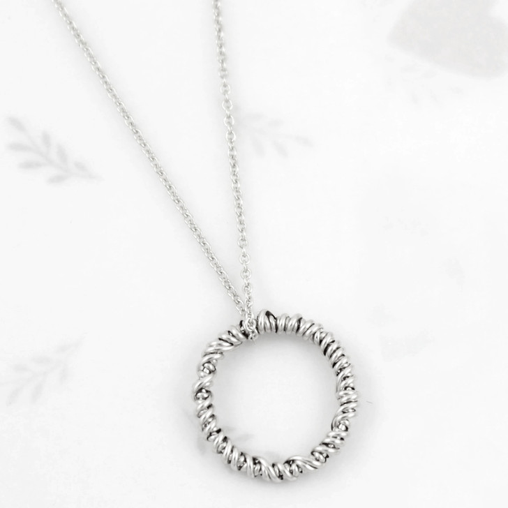 Dianne Rodger Sterling Silver Circle Necklace