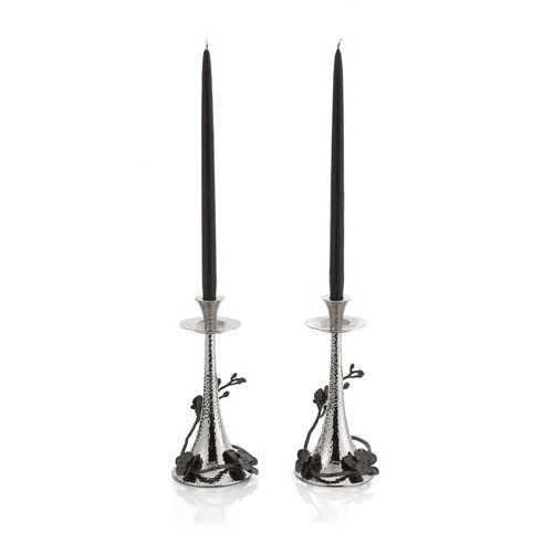 Michael Aram Black Orchid Candlesticks (Set of 2)