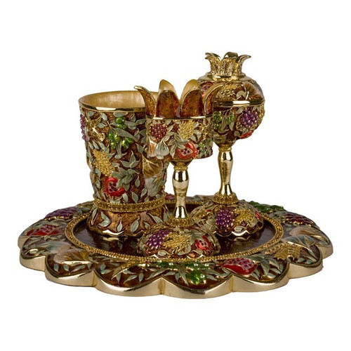 Seven Spices Brown Havdalah Set 