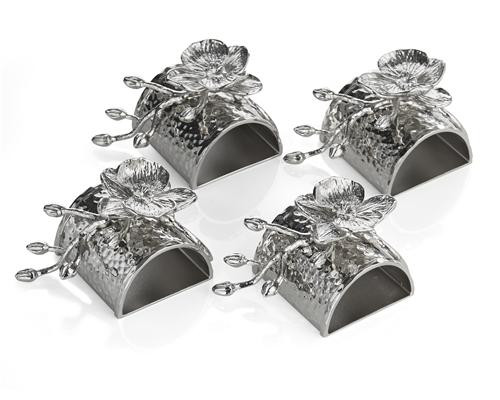 Michael Aram White Orchid Napkin Ring (Set of 4)