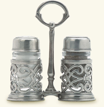 Match Cutwork Salt & Pepper Caddy