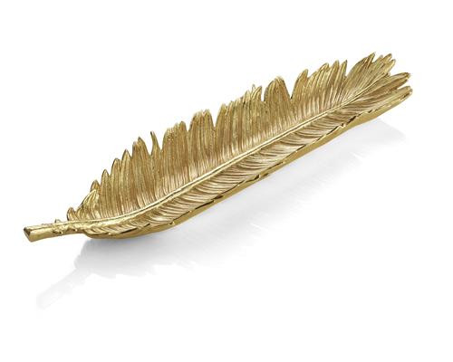 New Leaves Sago Palm Bread Plate