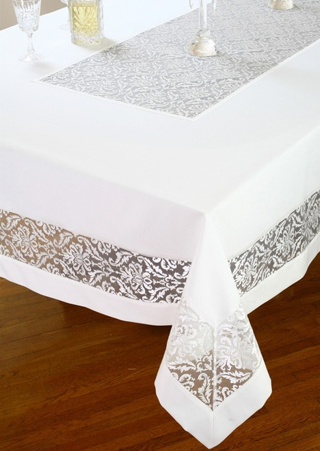 European Chenille Tablecloth