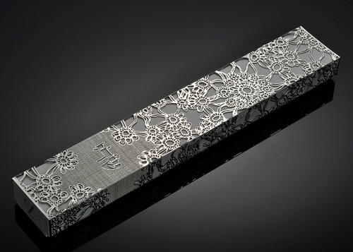 Metalace Late Blooming Mezuzah