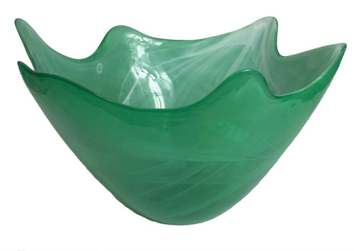 Opaque Hilo Jade Glass Bowl 