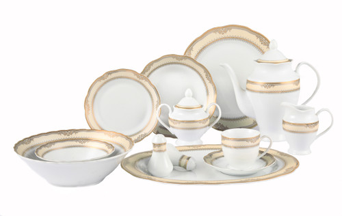 Lorenzo Isabella 57 Pc. Dinnerware Set 