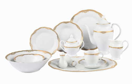 Lorenzo Catherine 57 Pc. Dinnerware Set