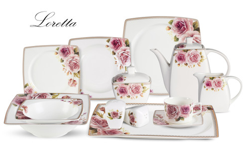 Lorenzo Loretta 57 Pc. Dinnerware Set 
