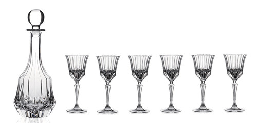Adagio Crystal 7PC. Liquor Set