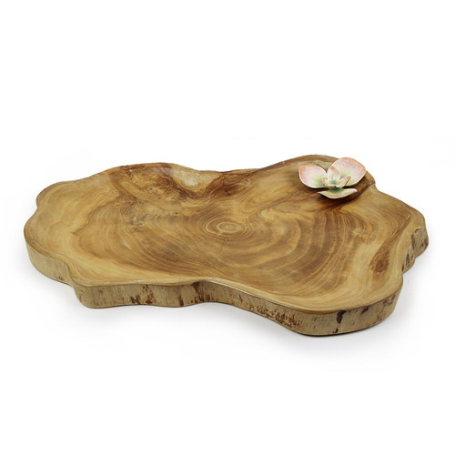 Quest Modern Nature Wood Flower Challah Board