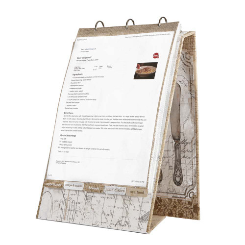 Perfect Setting Recipe Keeper Flip Stand