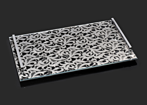 Metalace Giopur Challah Board w/ Handles