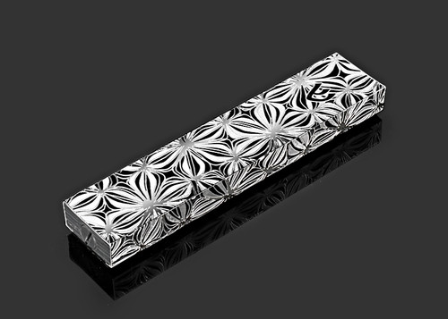 Metalace Flower Shades Mezuzah