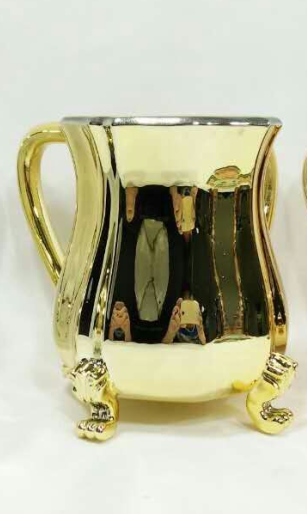 Gold Metal Coated Washing Cup