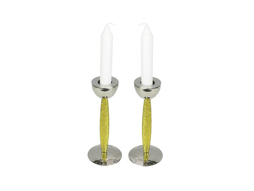Spaghetti Gold Candlesticks (Set of 2) 