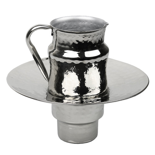 Nickel-Plated Hammered Mayim Achronim