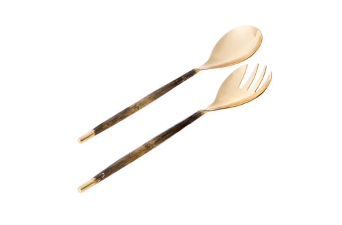 Gold Salad Servers (Set of 2)