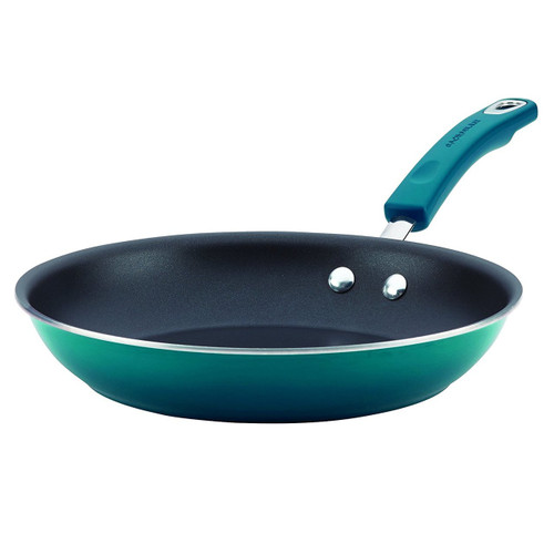 Rachael Ray 11" Hard Enamel Aluminum Nonstick Skillet - Marine Blue 
