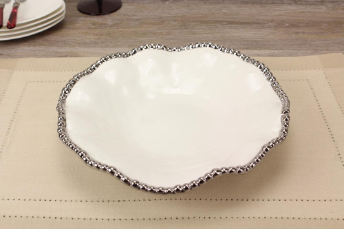Pampa Bay Salerno Round Ruffle Serving Piece