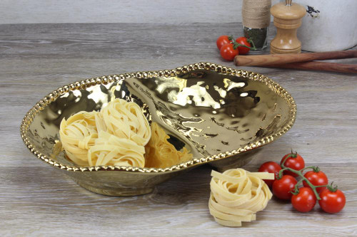 Pampa Bay Monaco 2-Section Serving Piece (CER-1138-G)

