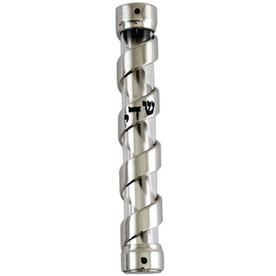 Spiral Mezuzah w/ Perspex Tube (GAM21267)