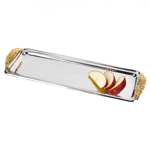 Badash Feathers Rectangular Serving Tray - Large (LF892)