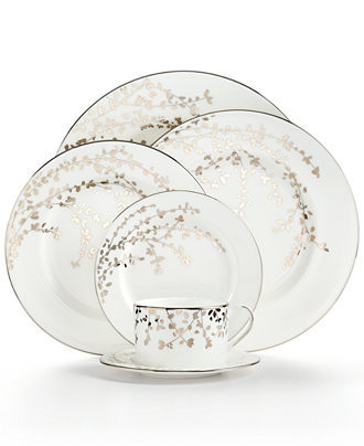 Kate Spade 5-piece Place Setting Gardner Street Platinum