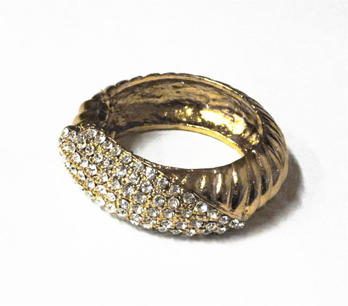 Jeweled Napkin Rings Gold (Set of 4)