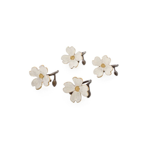Dogwood Napkin Rings (Set of 4)
