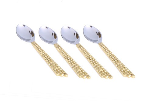 Dessert Spoons With Mosaic Design (Set of 4)