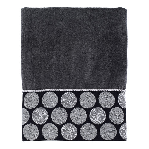 Dotted Circles Granite Bath Towel