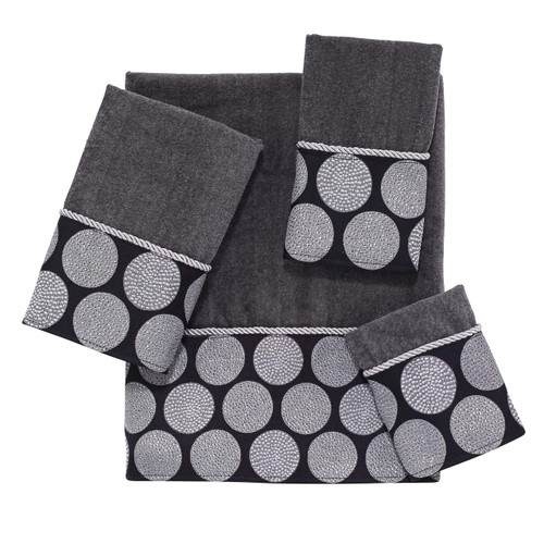 Dotted Circles Granite Fingertip Towel