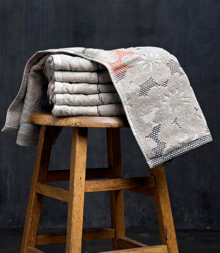 Blossom Beige Oversized Hand Towel