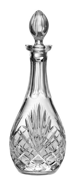 Majestic Crystal Oversized Decanter Pinwheel Design