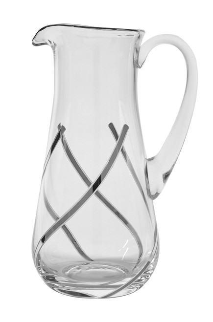 Vintage Water Pitcher, 24K Platinum