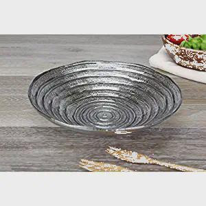 Titanium and Glass Appetizer/Dessert Bowl - Champagne