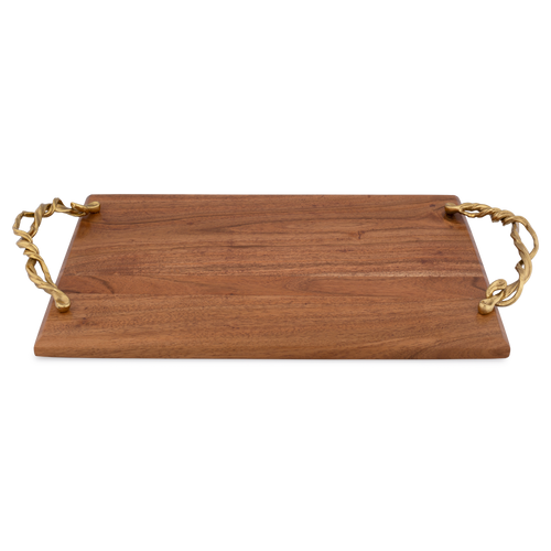 Wisteria Gold Wood Challah Board