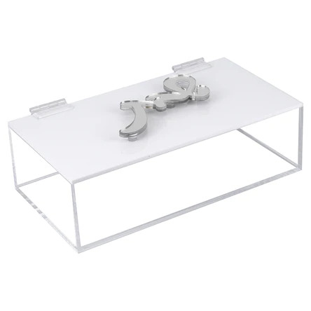 Acrylic Multi Purpose Shabbos Box / Paper Towel Box - Large
