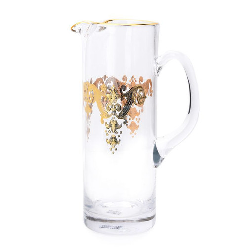 Classic Touch Gold Artwork Pitcher
