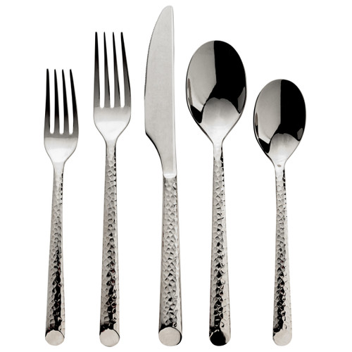 Vikko Crown - Onyx, Mirrored, 18/10 SS, Flatware (Service for 4)