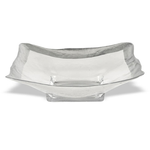  Badash Glass Leaf Square Bowl (D242)