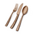 Paris Hammered Copper Flatware Set 