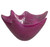 Opaque Hilo Raspberry Glass Bowl