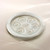 Annie Glass Seder Plate- Platinum