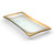 Annie Glass Rectangle Tray- Gold