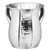 Stainless Steel Washing Cup- Silver Hammered
